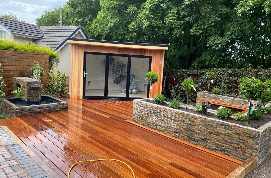Can a garden room have a toilet and shower